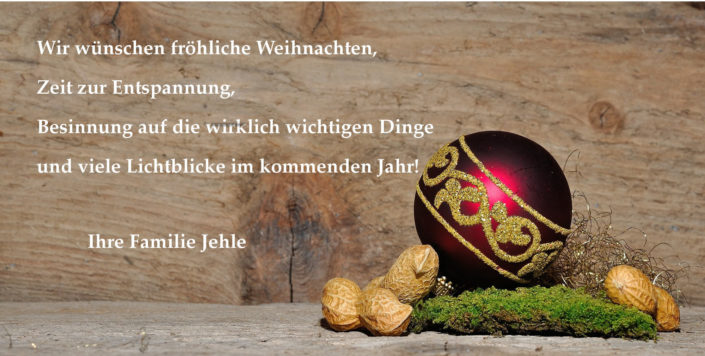 Weihnachtsgruß 2017